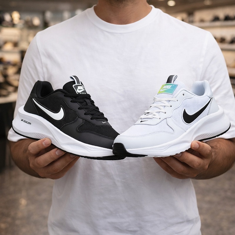 کفش ورزشی مردانه نایکی مدل Zoom-سفید