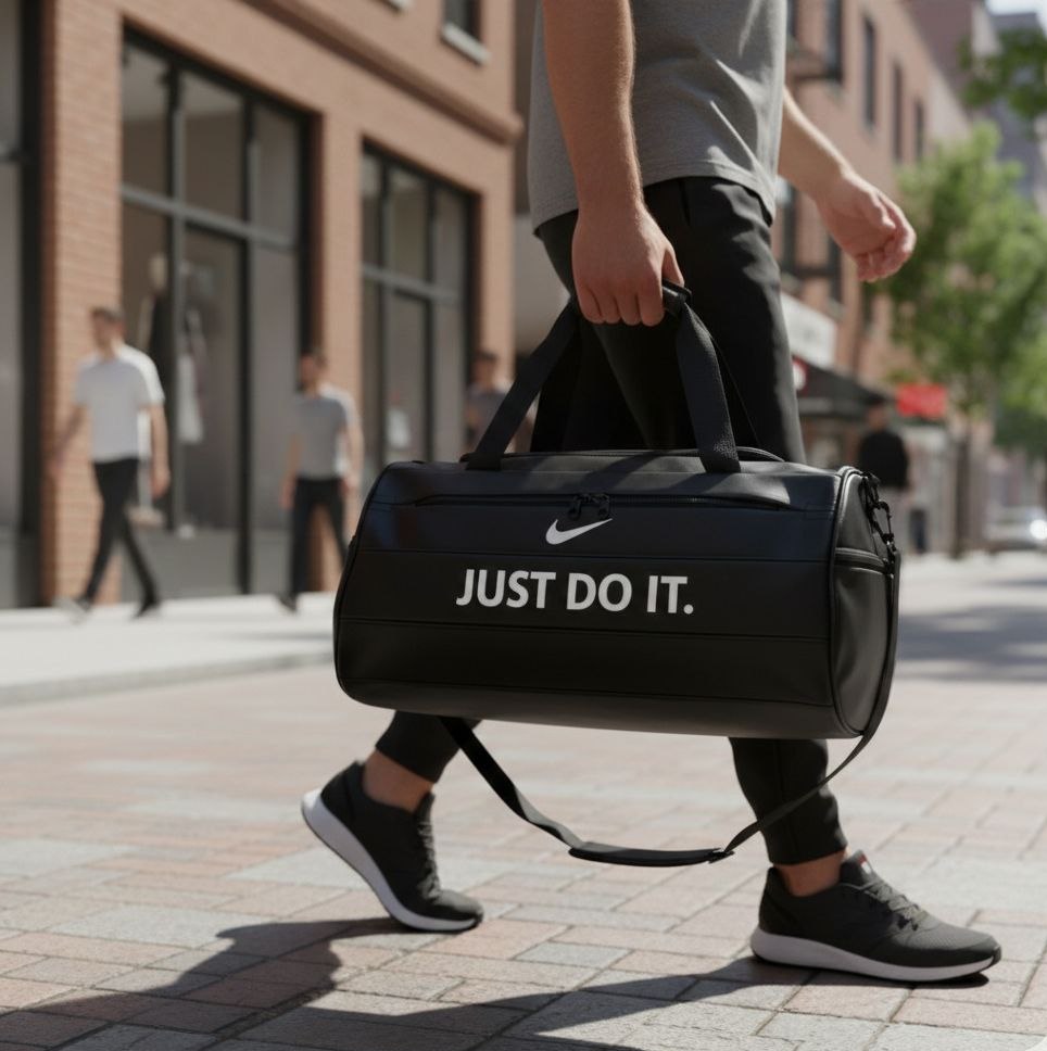 ساک ورزشی نایکی مدل Just do it-مشکی